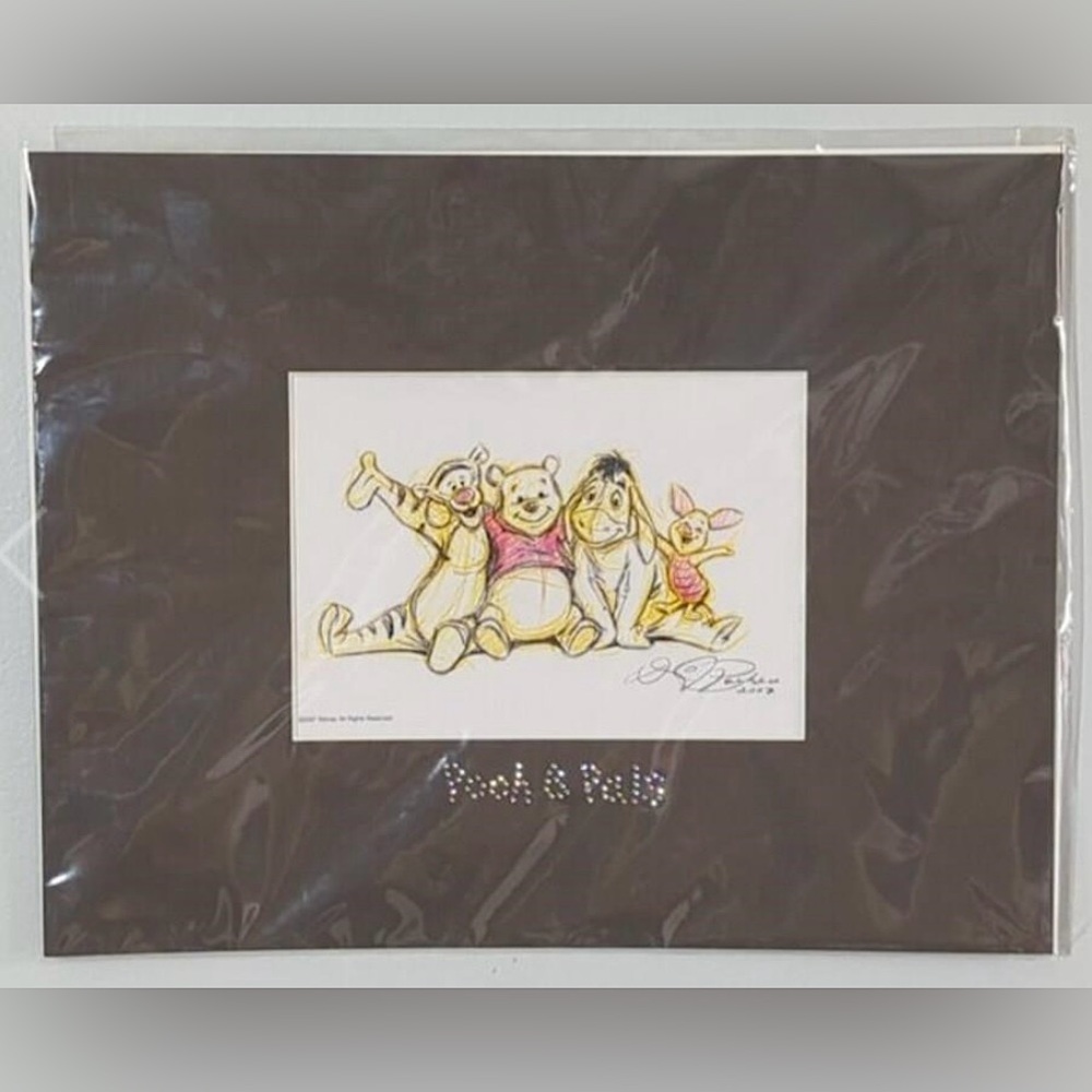 Swarovski Pooh and Pals Lithograph